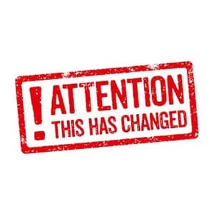 اخطار آدرس تغییر داده شده در سایت